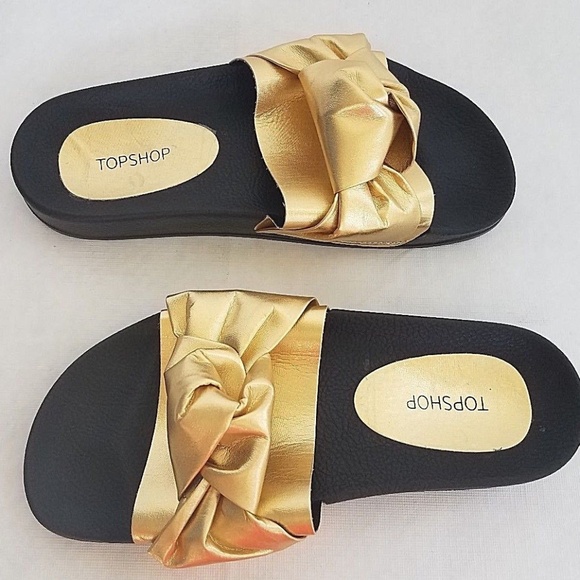 gold bow slides